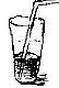das volle Glas